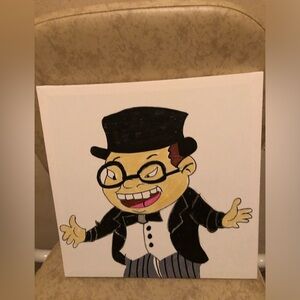 Charming Cartoon Character Art Print